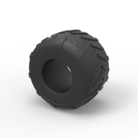 Diecast Monster Jam tire Scale 1:25 - Thumbnail 7