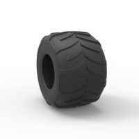 Diecast Monster Jam tire Scale 1:25 - Thumbnail 8