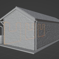 OO HO Gauge / Scale Stable Block (Low Texture Version) - Thumbnail 1