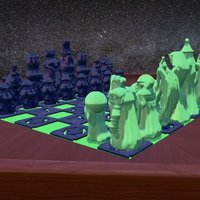 Robots Versus Wizards Chess Set - Thumbnail 4