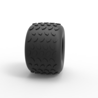 Diecast Monster Jam tire 2 Scale 1:25 - Thumbnail 3