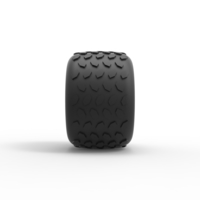 Diecast Monster Jam tire 2 Scale 1:25 - Thumbnail 4