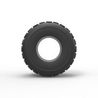 Diecast Monster Jam tire 2 Scale 1:25 - Thumbnail 5