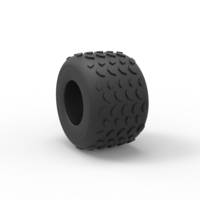 Diecast Monster Jam tire 2 Scale 1:25 - Thumbnail 8