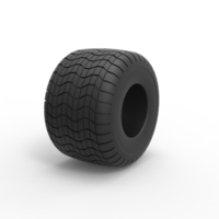 Diecast Monster Jam tire 3 Scale 1:25 - Thumbnail 2
