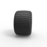 Diecast Monster Jam tire 3 Scale 1:25 - Thumbnail 3