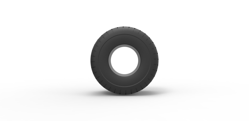 Diecast Monster Jam tire 3 Scale 1:25 3D Print 486617