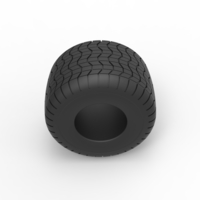 Diecast Monster Jam tire 3 Scale 1:25 - Thumbnail 6