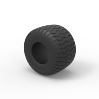 Diecast Monster Jam tire 3 Scale 1:25 - Thumbnail 7