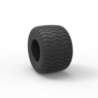 Diecast Monster Jam tire 3 Scale 1:25 - Thumbnail 8