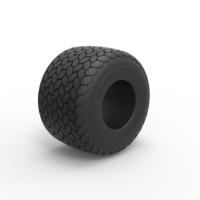 Diecast Monster Jam tire 4 Scale 1:25 - Thumbnail 2