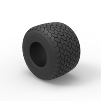 Diecast Monster Jam tire 4 Scale 1:25 - Thumbnail 7