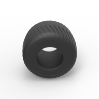 Diecast Monster Jam tire 5 Scale 1:25 - Thumbnail 6