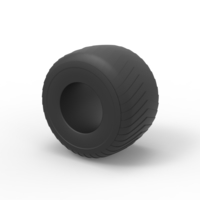 Diecast Monster Jam tire 5 Scale 1:25 - Thumbnail 7