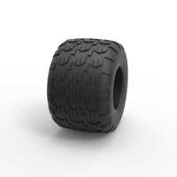 Diecast Monster Jam tire 6 Scale 1:25 - Thumbnail 3