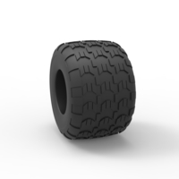 Diecast Monster Jam tire 6 Scale 1:25 - Thumbnail 8