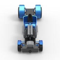 Diecast pulling truck 2wd Hot rod with V12 Scale 1:25 - Thumbnail 6