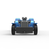 Diecast pulling truck 2wd Hot rod with V12 Scale 1:25 - Thumbnail 7