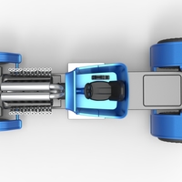 Diecast pulling truck 2wd Hot rod with V12 Scale 1:25 - Thumbnail 10