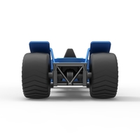 Diecast pulling truck 2wd Hot rod with V12 Scale 1:25 - Thumbnail 14