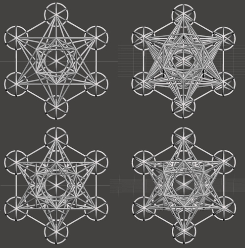 3D Metatron Sacred Geometry 3D Print 486745