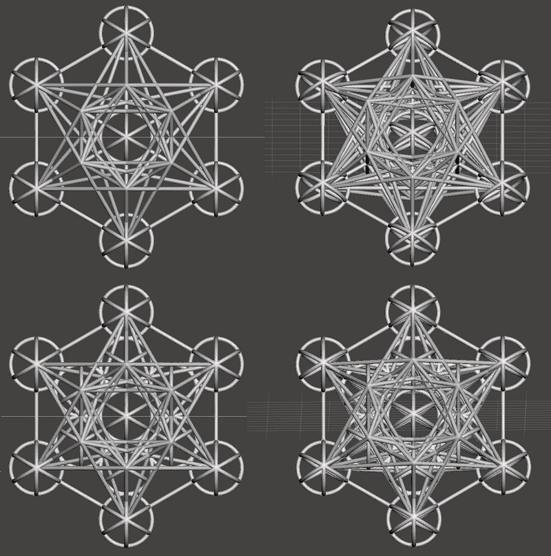 3D Metatron Sacred Geometry