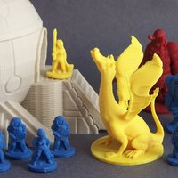 Small Adalinda: The Singing Serpent Gaming Figure 3D Printing 48675