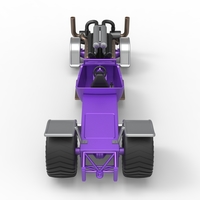 Diecast pulling truck 2wd Hot rod with turbo V12 Scale 1:25 - Thumbnail 13