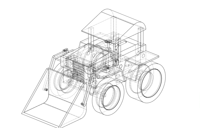 3D Printable Bull Dozer Toy  3D Print 486820