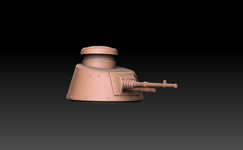 Renault FT Tank Turrets 3D Print 486823