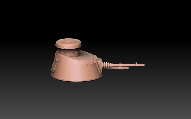 Renault FT Tank Turrets 3D Print 486828