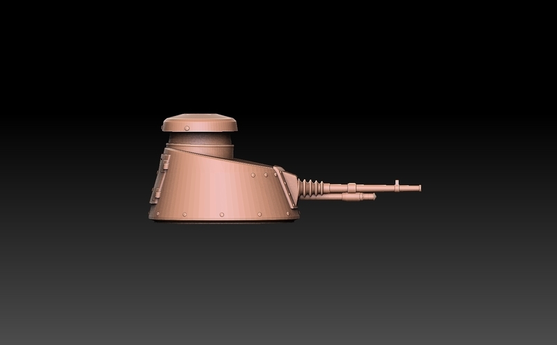 Renault FT Tank Turrets 3D Print 486829