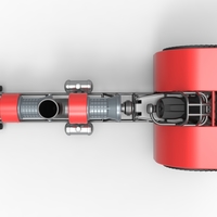 Diecast Pulling tractor with 2 jet engines Version 2 1:25 - Thumbnail 10