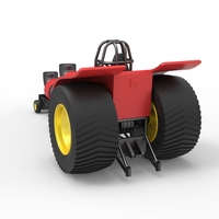 Diecast Pulling tractor with 2 jet engines Version 2 1:25 - Thumbnail 12