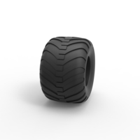 Diecast Monster Jam tire 8 Scale 1:25 - Thumbnail 3