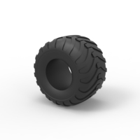 Diecast Monster Jam tire 8 Scale 1:25 - Thumbnail 7
