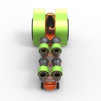 Diecast Pulling tractor with 4 jet engines Version 3 Scale 1:25 - Thumbnail 6