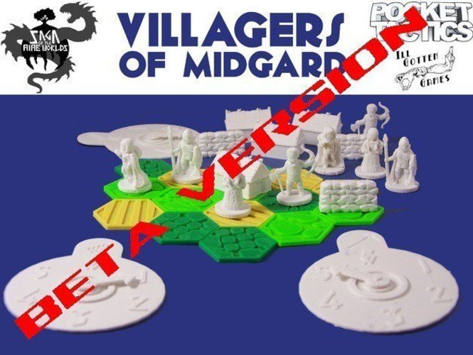 Pocket-Tactics: Villagers of Midgard 3D Print 48696