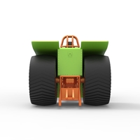 Diecast Pulling tractor with 4 jet engines Version 3 Scale 1:25 - Thumbnail 14