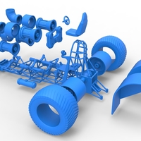 Diecast Pulling tractor with 4 jet engines Version 3 Scale 1:25 - Thumbnail 21