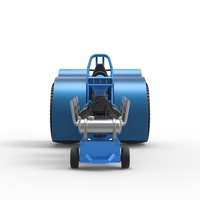 Diecast Pulling tractor with 2 engines V8 Scale 1:25 - Thumbnail 7