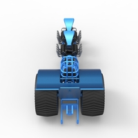 Diecast Pulling tractor with 2 engines V8 Scale 1:25 - Thumbnail 13