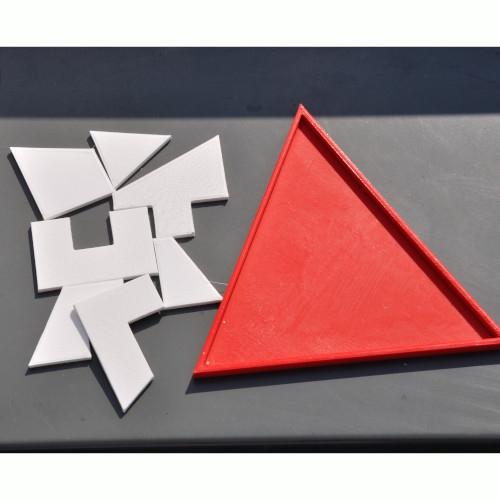 Triangle Tangram Puzzle 3D Print 487021