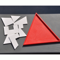 Small Triangle Tangram Puzzle 3D Printing 487021