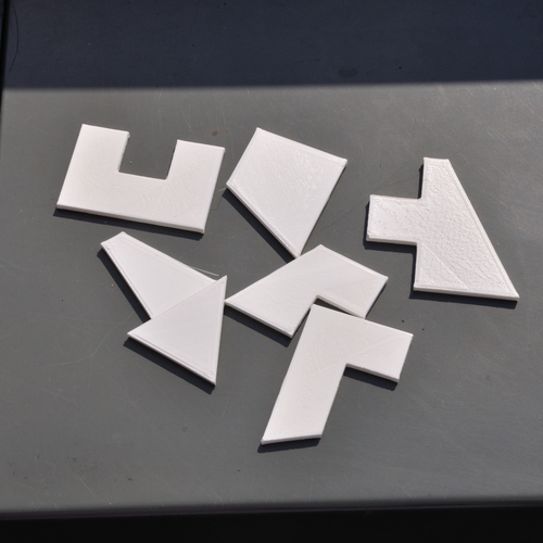 Triangle Tangram Puzzle 3D Print 487023