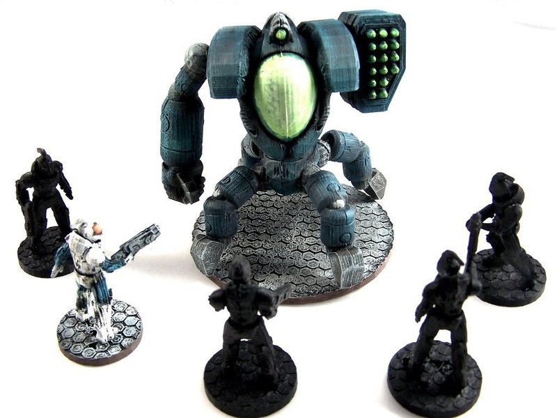 House Vermeni Highblood Command Pod, 28mm Miniature