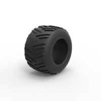 Diecast old school pulling truck tire 3 Scale 1:25 - Thumbnail 2