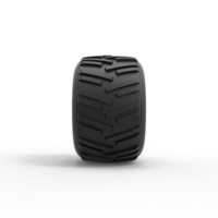 Diecast old school pulling truck tire 3 Scale 1:25 - Thumbnail 4