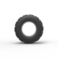 Diecast old school pulling truck tire 3 Scale 1:25 - Thumbnail 5