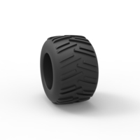 Diecast old school pulling truck tire 3 Scale 1:25 - Thumbnail 8